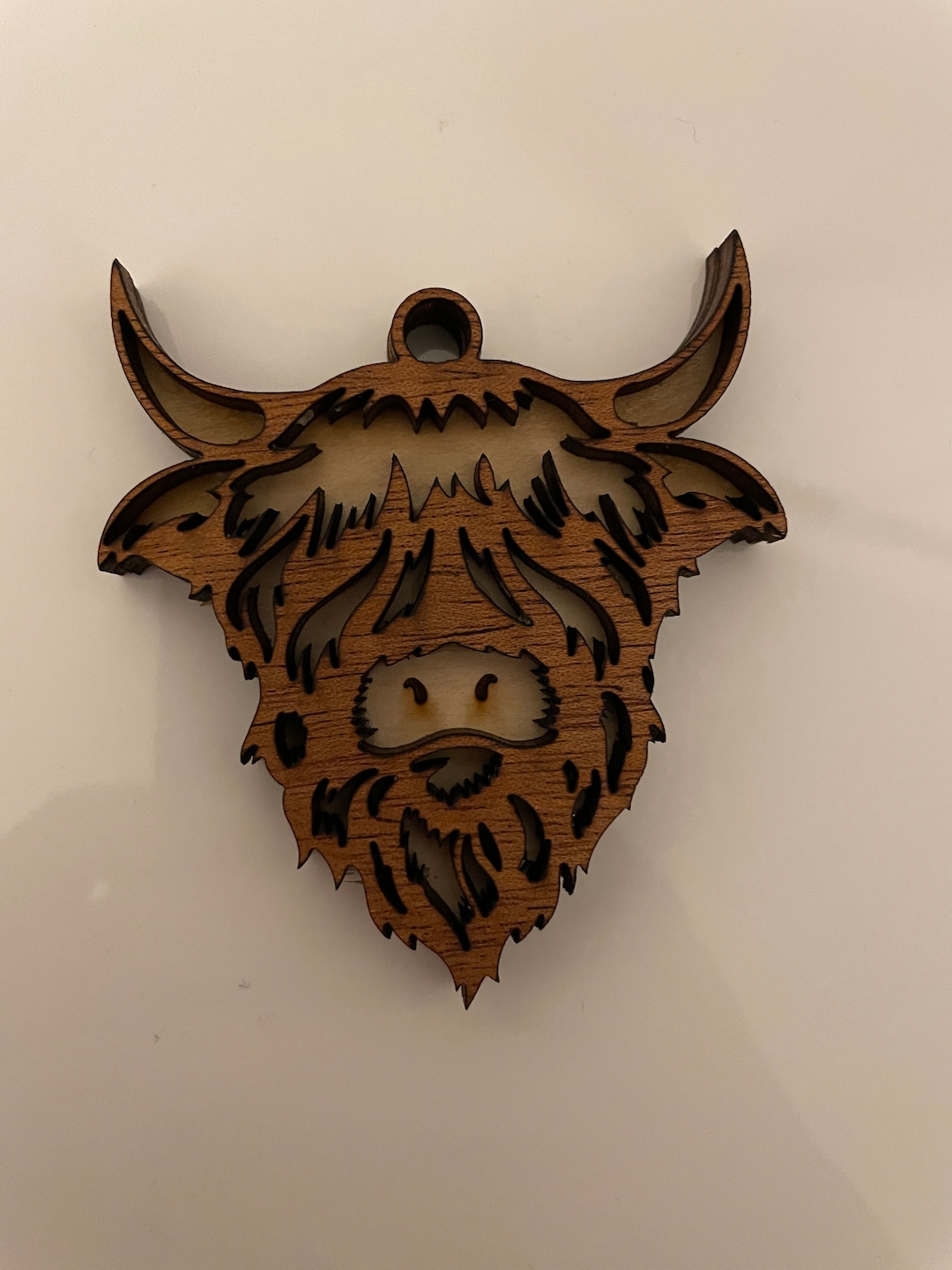 Highland Cow Ornament Scottish Christmas Heilan Coo Gift Etsy