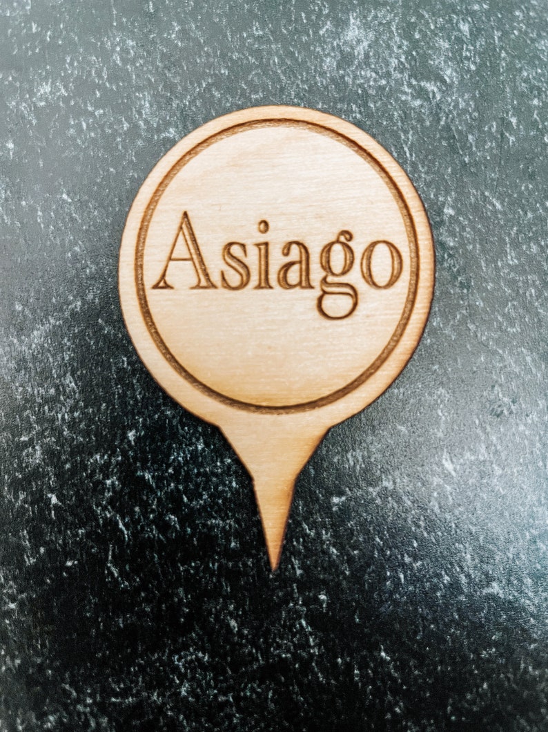 Classic Wooden Cheese Markers Labels Set of 12 Charcuterie Accessories