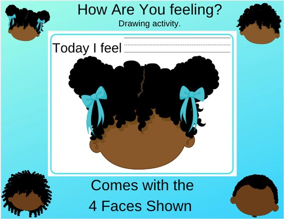 Emotions Printable Download Feelings Playdough Mat Etsy