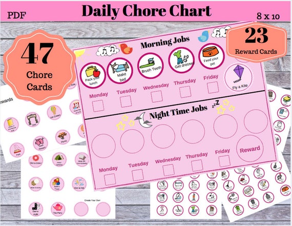 Daily Routine Chart With Time