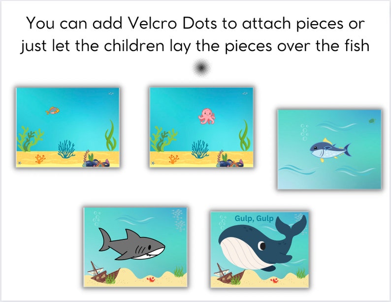 Slippery Fish Printable Set // Ocean // Downloads // Shark // Pretend