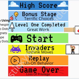 Behavior Chart DIGITAL DOWNLOAD // Printable Behavior Chart // Behavior ...