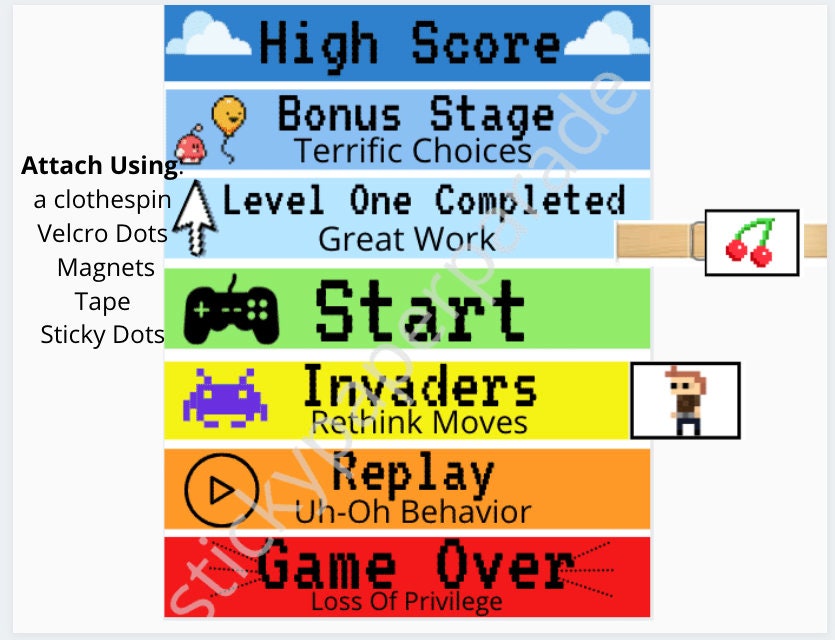 Behavior Chart DIGITAL DOWNLOAD // Printable Behavior Chart // Behavior ...