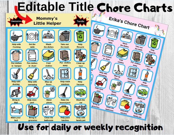 Helper Chart Pictures