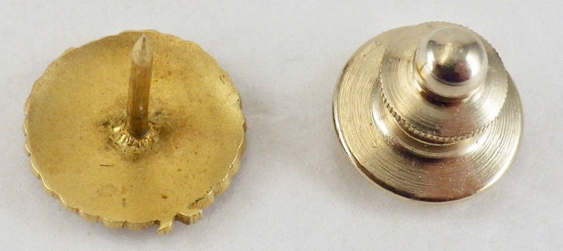 Vintage 10K Yellow Gold Oklahoma Masonic 50 Year Lapel Pin
