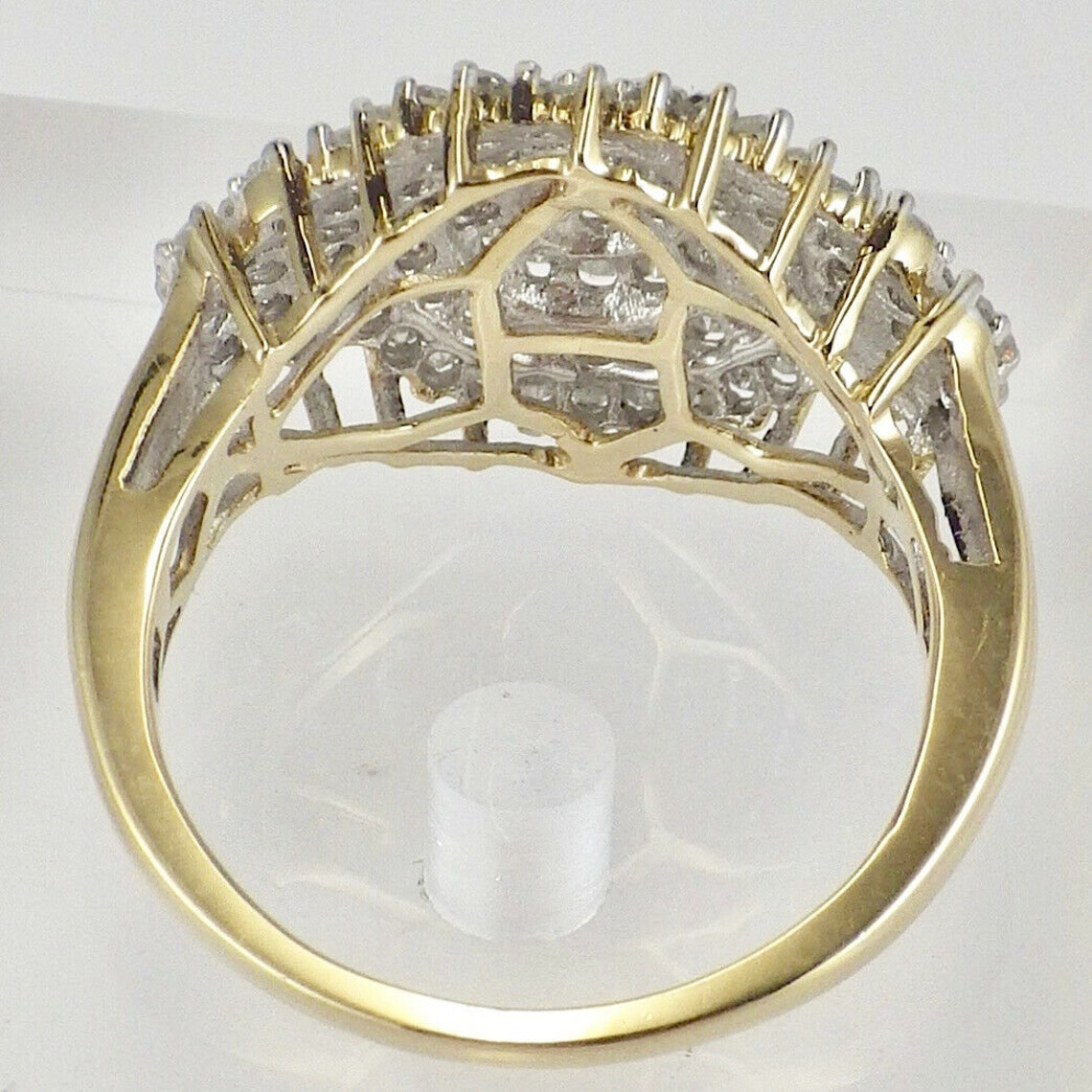 Estate Michael Drechsler MDJ 14K Yellow Gold Domed Pyramid 106 Etsy