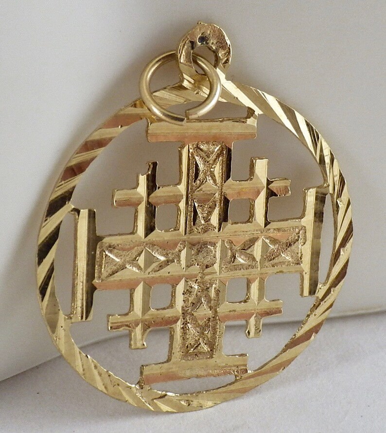 DiamondJewelryNY Sterling Silver Cross//Coast Guard Pendant