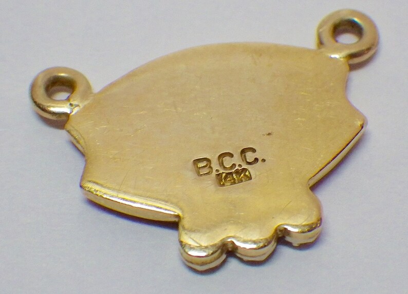 Vintage Kerr Mcgee Oil Co. Enamel 14K 3diamond 30 Years Service