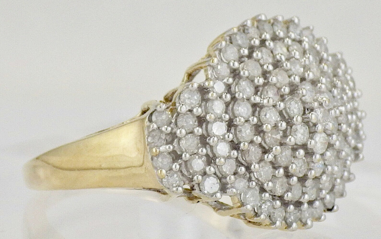 Estate Michael Drechsler MDJ 14K Yellow Gold Domed Pyramid 106 Etsy