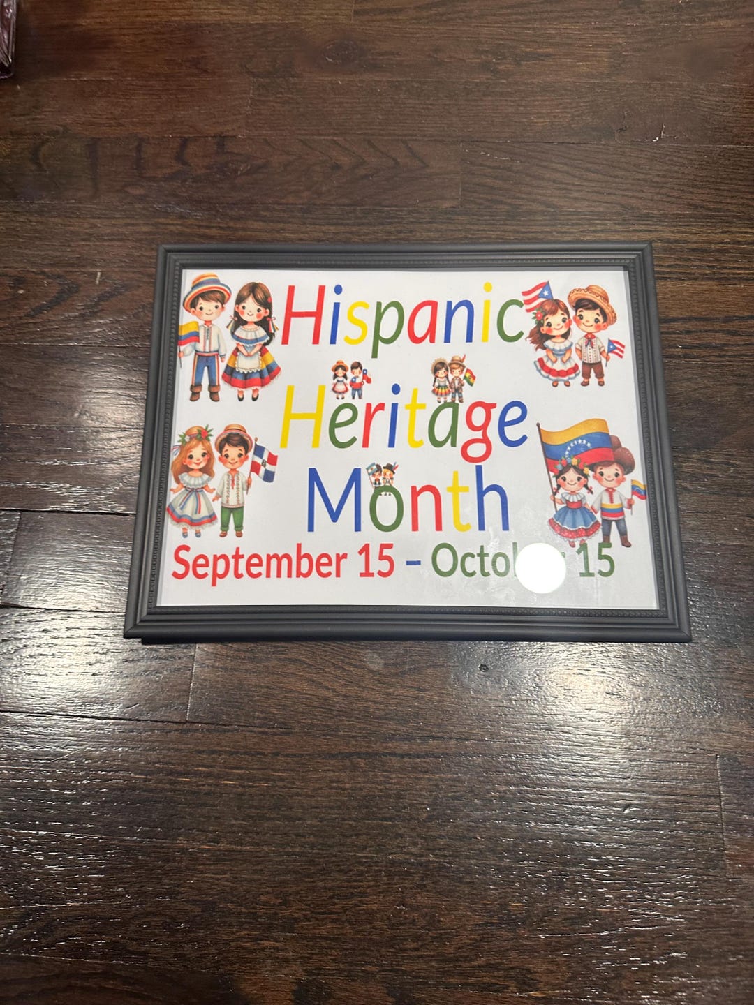 National Hispanic Heritage Month September 15 – October 15, Wall Art ...