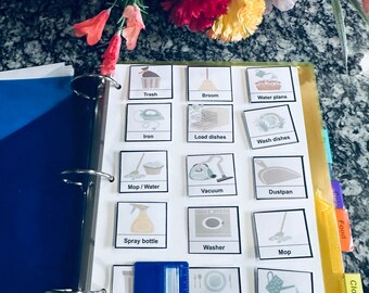 450 Pec,  Picture card  communication Speech therapy Autism non verbal special need Schedule  kid teen schedule routine ADHD resposasily