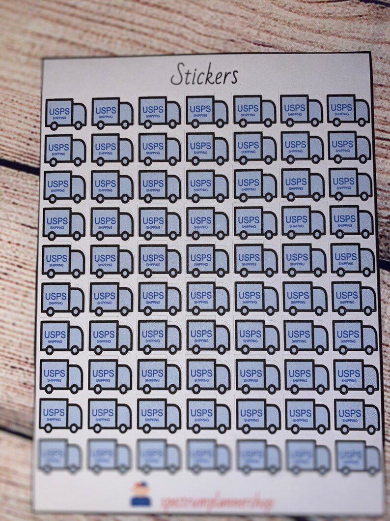 Usps Sticker/ Shipping Sticker Happy Stickers Store Etsy