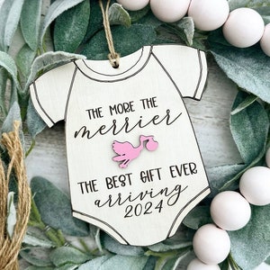 Décoration de faire-part de bébé, arrivée en 2025, futurs parents