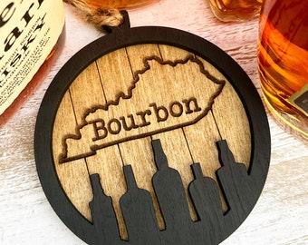 Bourbon Ornament, Kentucky Bourbon, Bourbon Barrel, Bourbon Gift