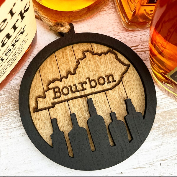 Bourbon Ornament, Kentucky Bourbon, Bourbon Barrel, Bourbon Gift