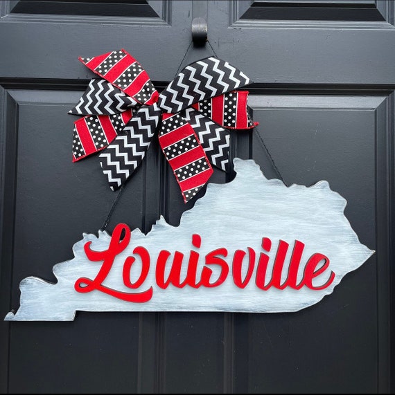 Louisville Door Hanger, Kentucky Door Hanger, Louisville Sign, Kentucky Sign