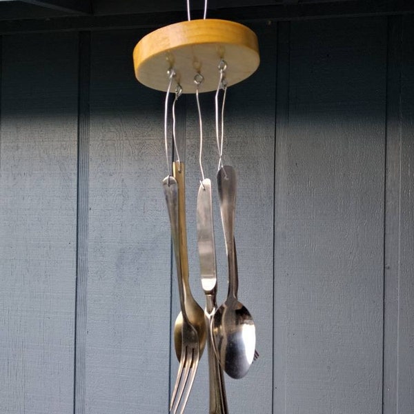 Silverware Wind Chimes Etsy