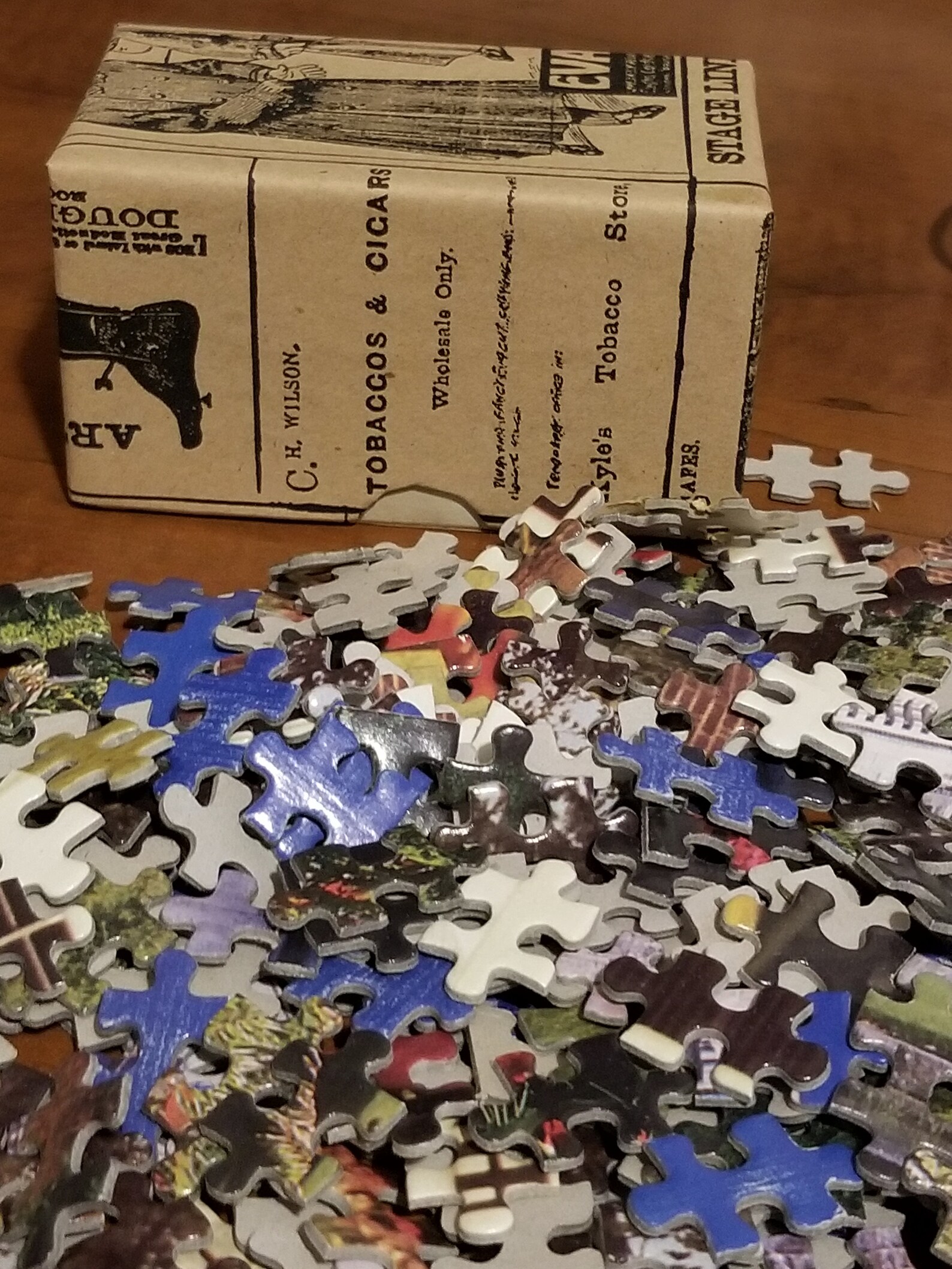 Mixed Puzzle Pieces for Scrapbooking Decoupage Etsy