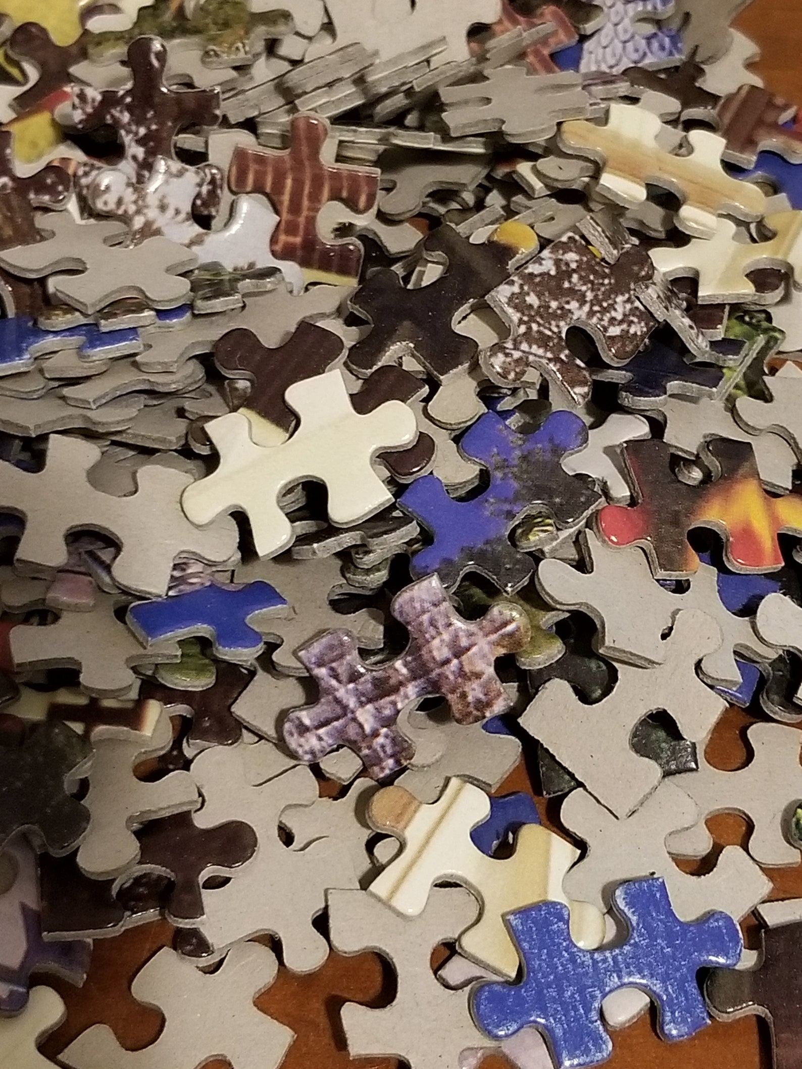 Mixed Puzzle Pieces for Scrapbooking Decoupage Etsy