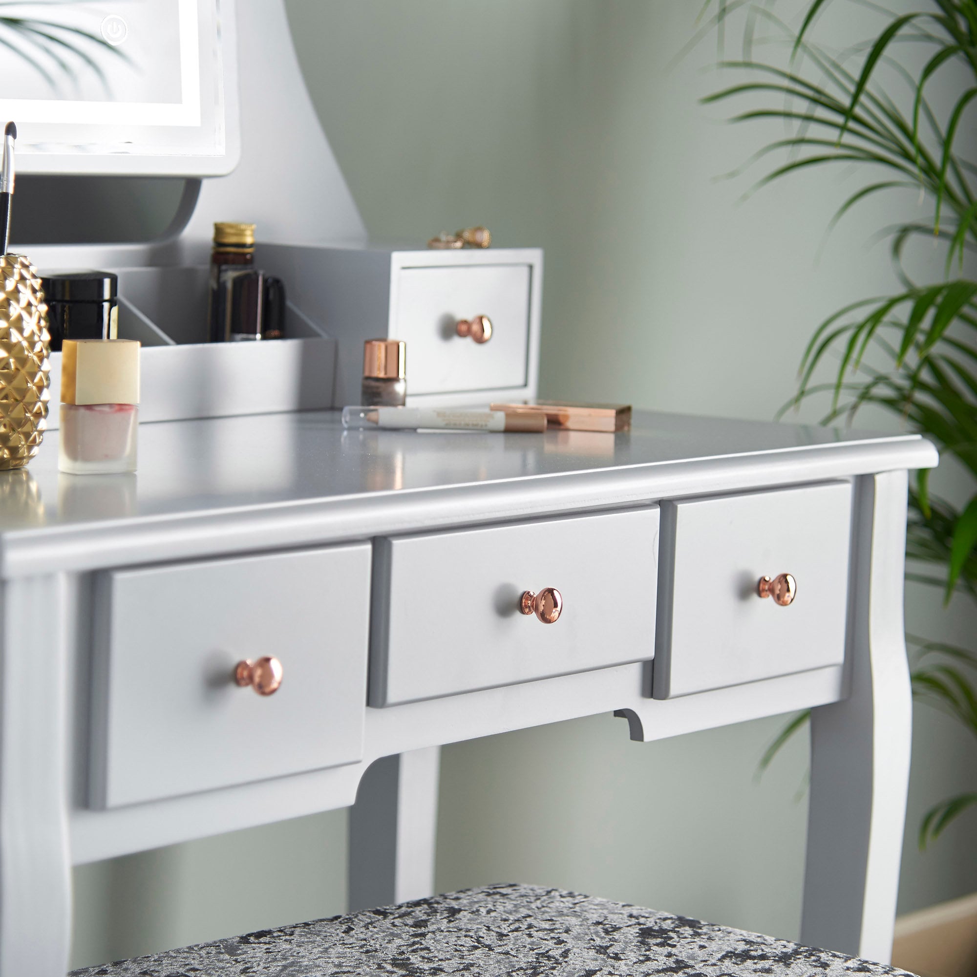 dressing table mirror with led lights