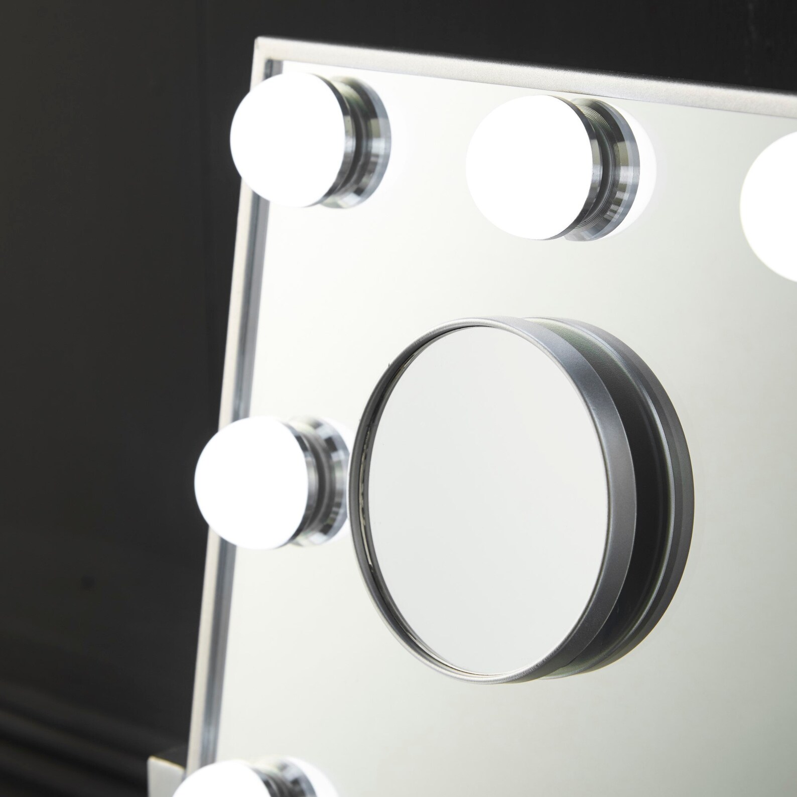 Desktop Mirror With Hollywood Bulbs 3 Colour Light Touch Etsy