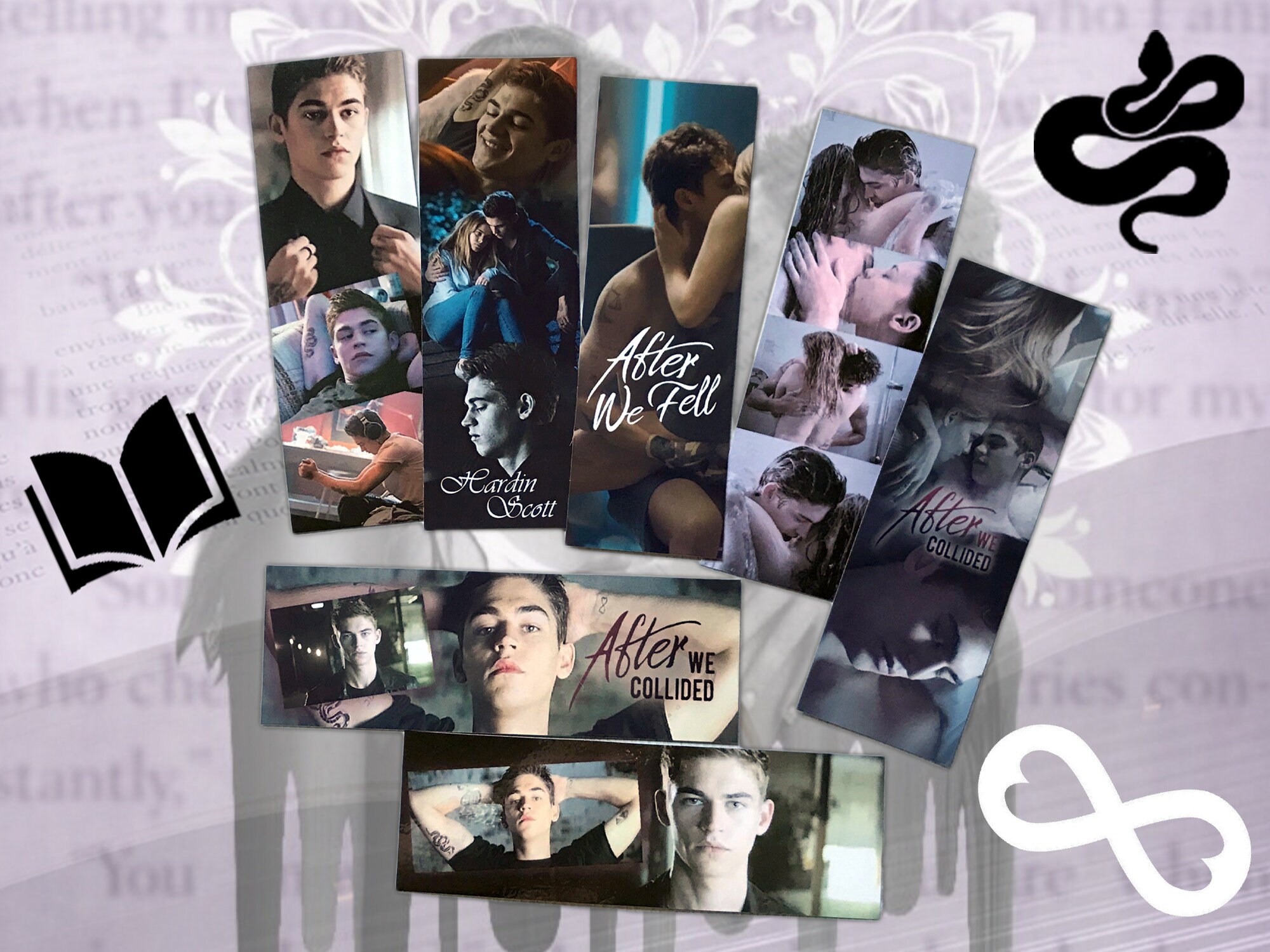 Marque Pages After Signet Hardin Bookmarks Tessa Etsy France