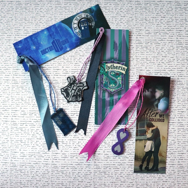 Fancy Bookmarks Ribbon Jewelry - After - Harry Potter - Doctor Who - 365 DNI