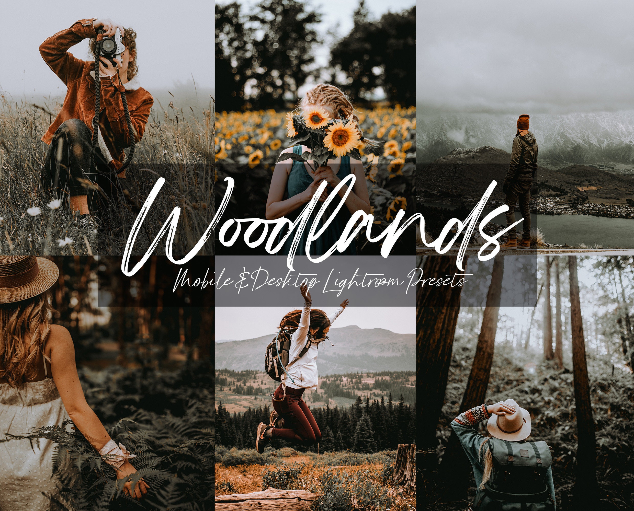 12 Woodlands Presets Photo Editing For Bloggers Nature Outdoor Etsy