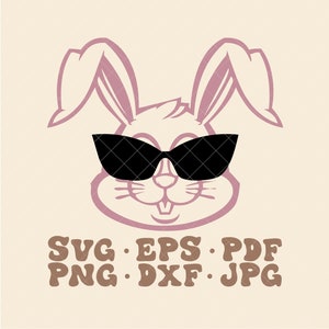 Easter Bunny Sunglasses SVG | Girls Easter Svg, Easter Bunny Svg,  Easter svg, kids Easter svg, Easter Vibes Bunnies, Easter Bunny Face Svg