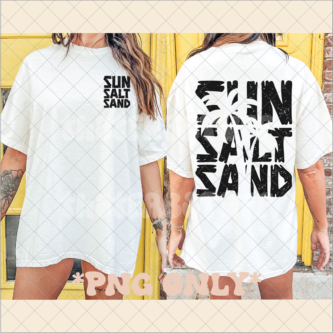 Sun Salt Sand Png, Summer Png, Trendy Summer Png, Trendy Png, Sunshine
