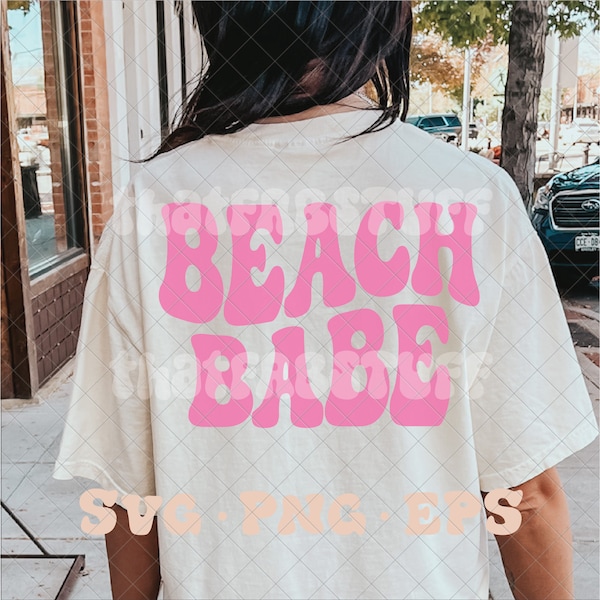 Beach babe svg, beach babe png, beach svg, beach png, trendy beach svg, trendy summer svg, summer aesthetic svg, beach aesthetic svg, beach