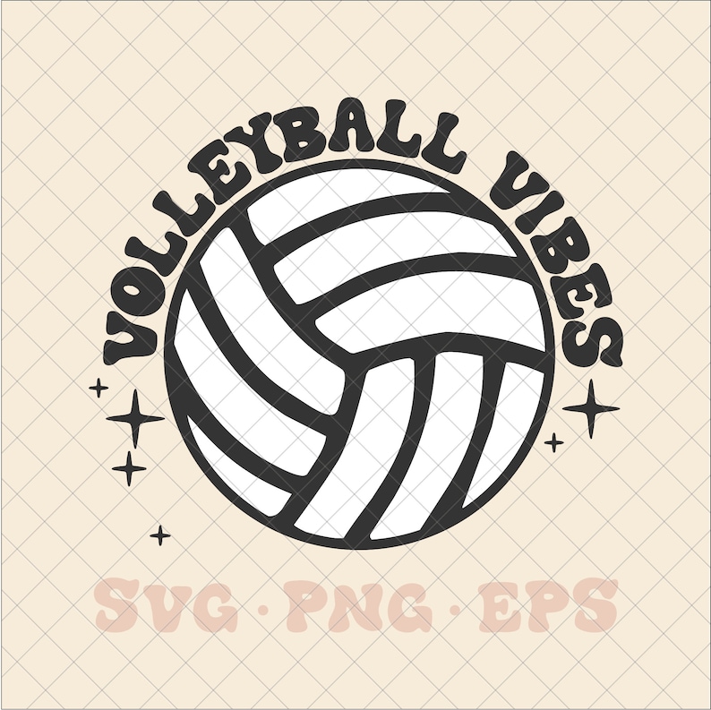 Volleyball Vibes Svg Volleyball Vibes Png Volleyball Svg Etsy