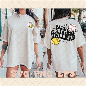 Busy Raising Ballers svg, busy raising ballers png, baseball mama svg, softball mama svg, trendy baseball svg, trendy softball svg png