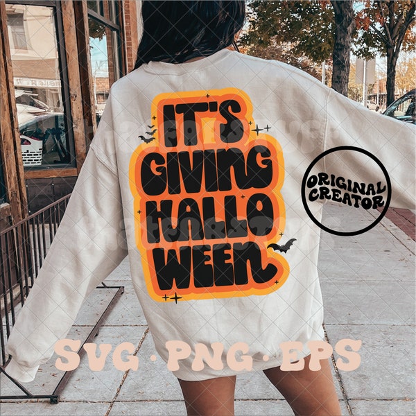 It's giving halloween svg, its giving halloween png, trendy halloween svg, trendy halloween png, halloween aesthetic svg, sticker svg, svg