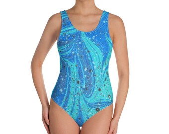 Swimsuit - One-piece - Blue Wave