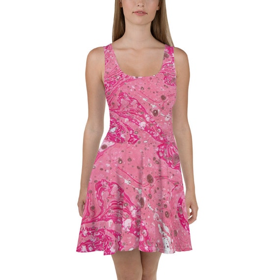 pink tank dress