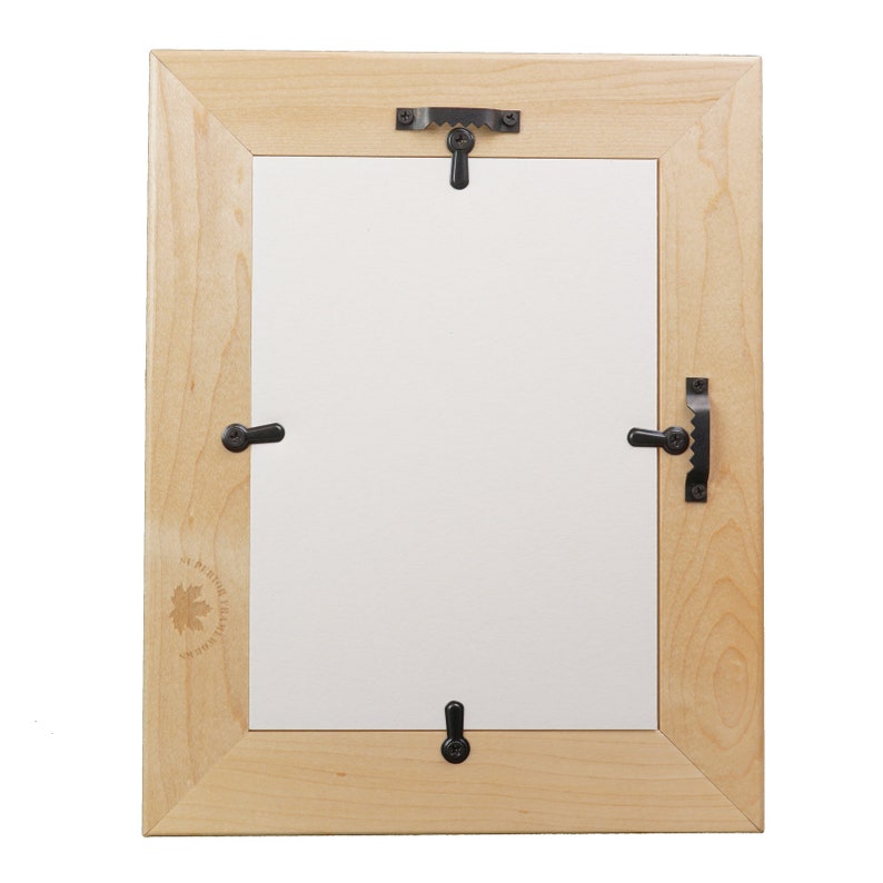 Maple Solid Wood Wall Mount Picture Frame 5X7 Etsy