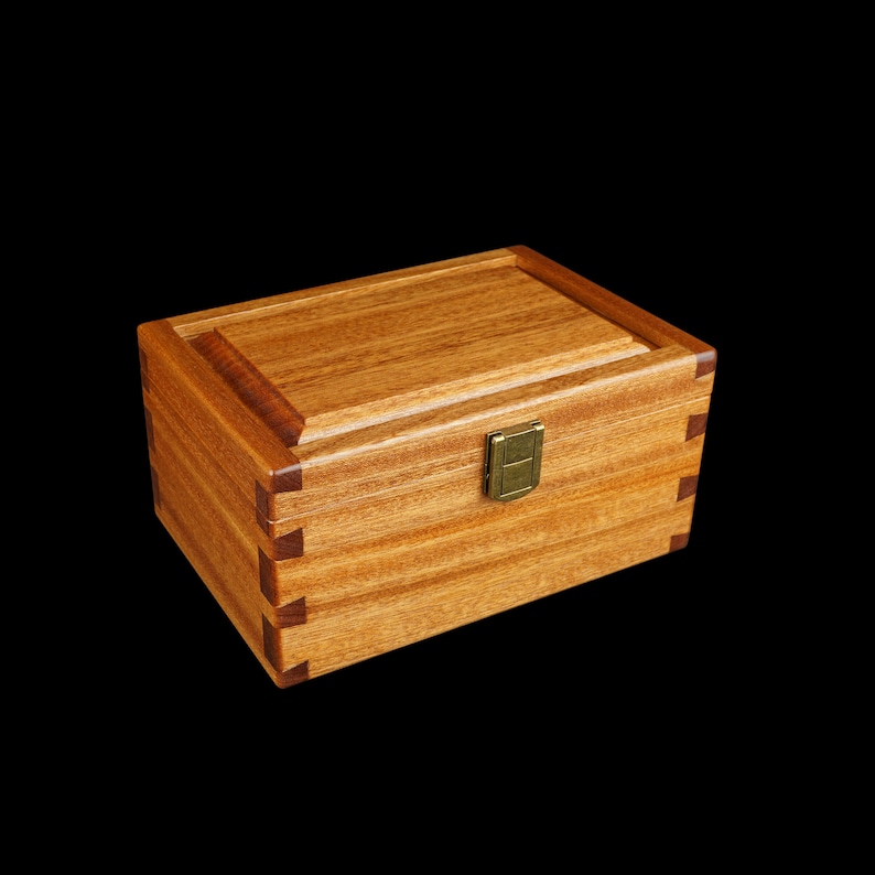 Dovetail Wood Box Etsy