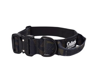 Camo Trail Hound Dog Collar with handle