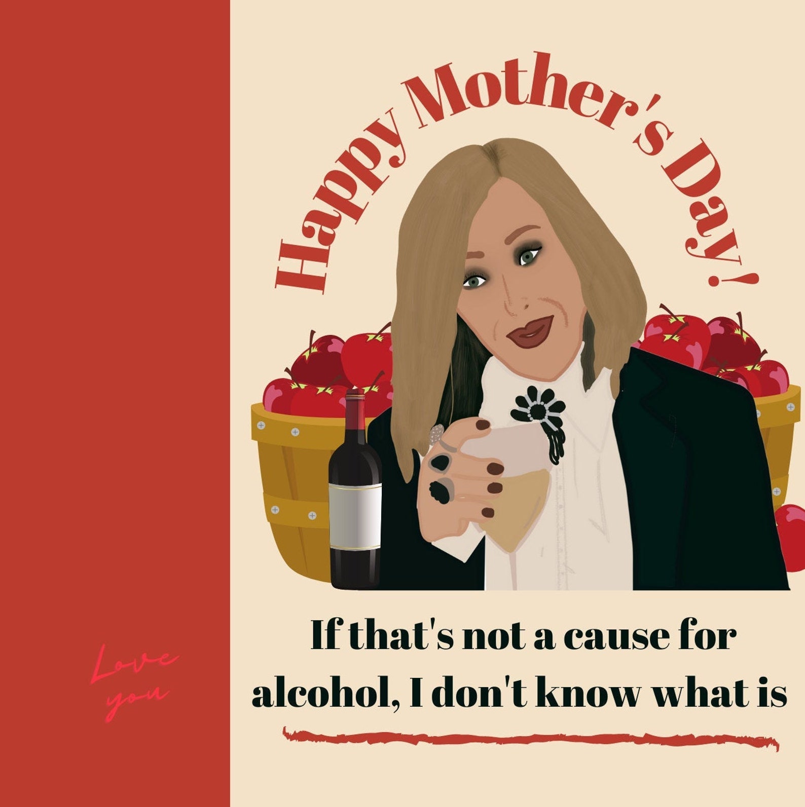 Schitt's Creek Moira Rose Mothers Day Card Digital Etsy