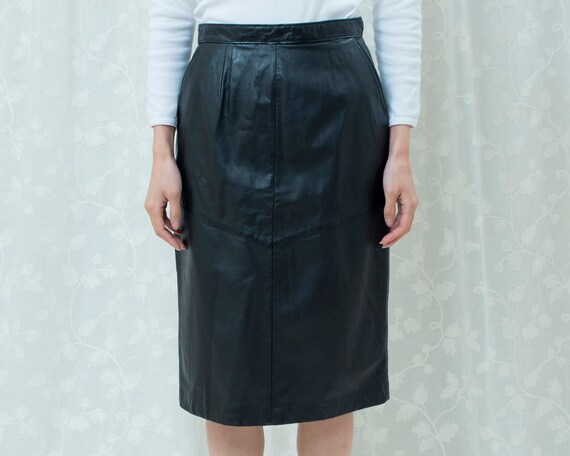 midi pencil skirt 80s