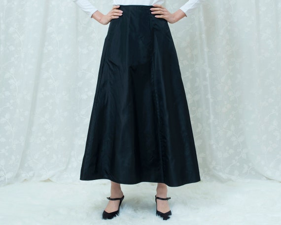 black evening skirt