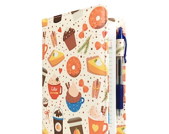 Fall Treats Server Book for Waitresses - Featuring Pumpkin Spice Latte and Pumpkin Pie