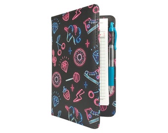 Neon Pop Icons Server Books for Waitresses - 80's Retro