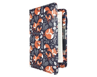 Winter Fox Server Books for Waitresses - Cute Winter Foxes Pattern