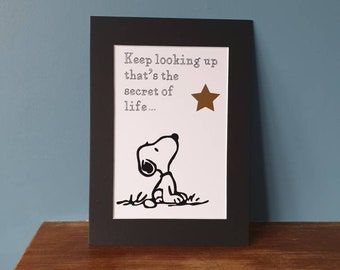 Snoopy Print Etsy