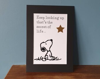 Snoopy Print Etsy