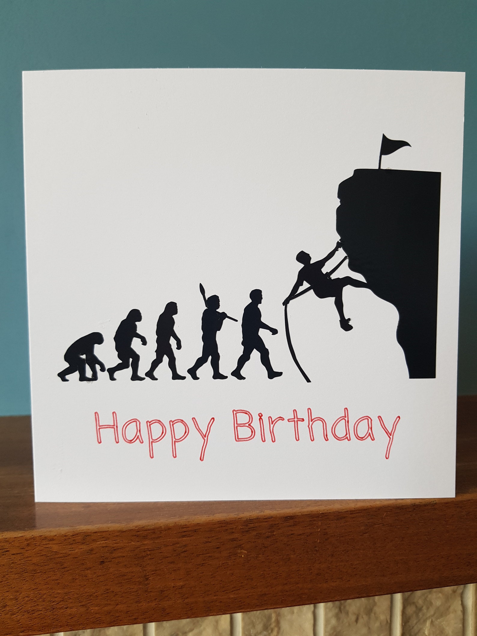 Rock climbing Birthday greetings card. Ideal for all sports Etsy