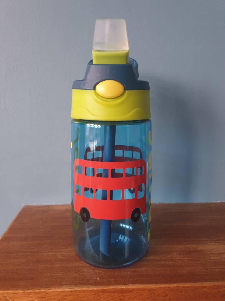 Kids water bottle 480ml pop up spout water bottle with handle Etsy