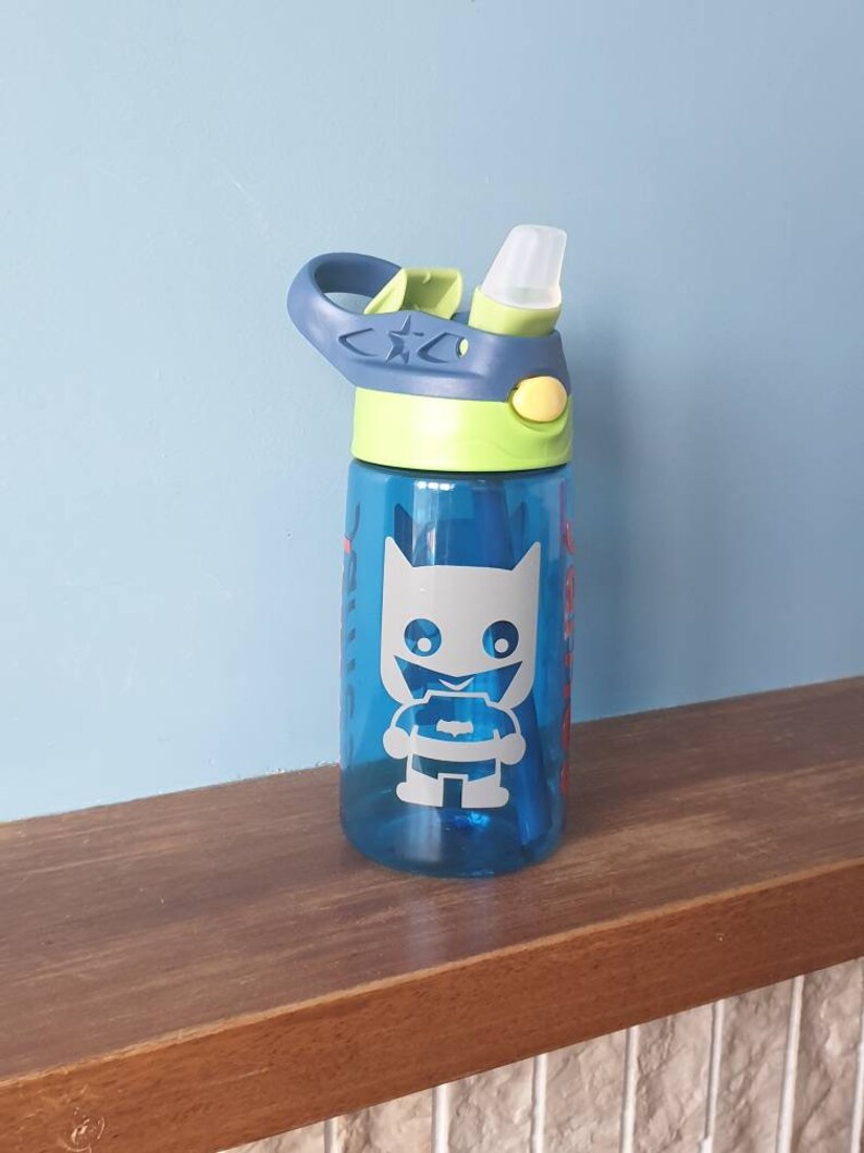 Kids 480ml leak proof pop up spout water bottle with handle Etsy